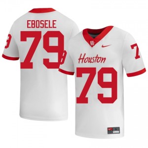 #79 Alvin Ebosele UH Cougars White Men's Player Football Jersey | Fan Exclusive Edition 83428717