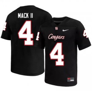 Brandon Mack II #4 Black Houston Cougars College Football Jersey | Men's Premium Team Edition 70208378
