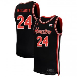 Houston Cougars Chase McCarty #24 Black Men's Basketball Jersey | NCAA Premium Quality Edition 27509360