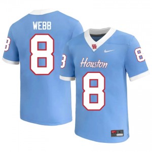 Houston Coogs Kentrell Webb #8 Blue Men's College Football Jersey | Premium Stitched Edition 31435091