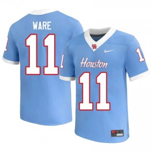Houston Coogs Andre Ware #11 Blue Men's Player Football Jersey | Premium Stitched Edition 39171606