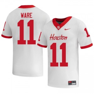 #11 Andre Ware UH Cougars White Men's NCAA Football Jersey | Fan Exclusive Edition 39529698