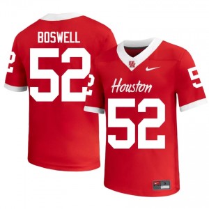 Anthony Boswell #52 Red Houston Cougars University Football Jersey | Men's Premium Team Edition 83391625