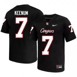 Case Keenum #7 Black Houston Cougars College Football Jersey | Men's Premium Team Edition 74197193