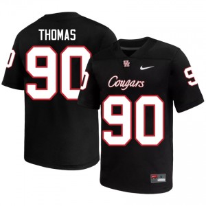 De'Marion Thomas #90 Black Houston Cougars High School Football Jersey | Men's Premium Team Edition 72788446