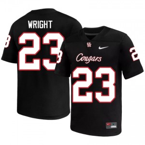 Elmo Wright #23 Black Houston Cougars NCAA Football Jersey | Men's Premium Team Edition 40543085