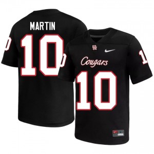 Jaquise Martin #10 Black Houston Cougars NCAA Football Jersey | Men's Premium Team Edition 55543668
