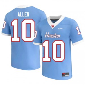 Houston Coogs Kyle Allen #10 Blue Men's College Football Jersey | Premium Stitched Edition 30364457