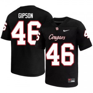 Paul Gipson #46 Black Houston Cougars College Football Jersey | Men's Premium Team Edition 43933624