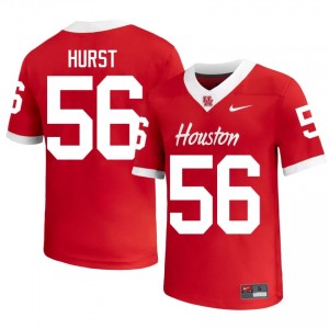 Shadre Hurst #56 Red Houston Cougars NCAA Football Jersey | Men's Premium Team Edition 34075992