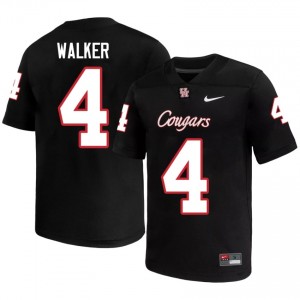 Trent Walker #4 Black Houston Cougars University Football Jersey | Men's Premium Team Edition 93523223