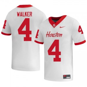#4 Trent Walker UH Cougars White Men's Player Football Jersey | Fan Exclusive Edition 50159277