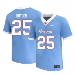 #25 DJ Butler UH Cougars Blue Men's High School Football Jersey | Fan Exclusive Edition 35138966