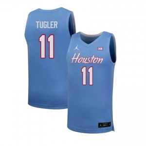 #11 Joseph Tugler Cougars Blue Men's Basketball University Jersey | Premium Replica Edition 53164797