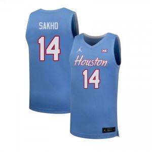 #14 Kalifa Sakho Cougars Blue Men's Basketball College Jersey | Premium Replica Edition 54160017