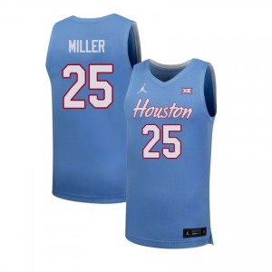 #25 Mercy Miller Cougars Blue Men's Basketball High School Jersey | Premium Replica Edition 16855266