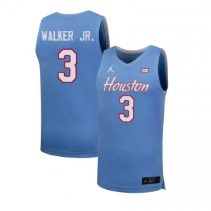 #3 Ramon Walker Jr. Cougars Blue Men's Basketball High School Jersey | Premium Replica Edition 57700912