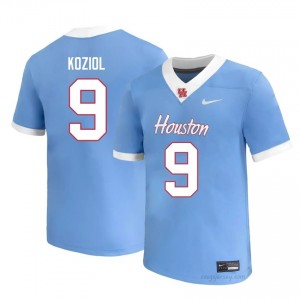 #9 Tanner Koziol UH Cougars Blue Men's University Football Jersey | Fan Exclusive Edition 28905157