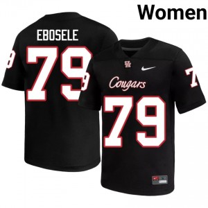 #79 Alvin Ebosele UH Cougars Black Women's High School Football Jersey | Fan Exclusive Edition 44831699