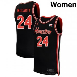 Houston Cougars Chase McCarty #24 Black Women's Basketball Jersey | NCAA Premium Quality Edition 16488556