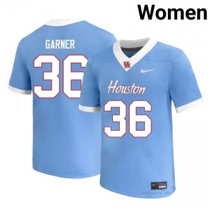 #36 Jalen Garner UH Cougars Blue Women's High School Football Jersey | Fan Exclusive Edition 33539474
