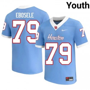 #79 Alvin Ebosele UH Cougars Blue Youth NCAA Football Jersey | Fan Exclusive Edition 65384718