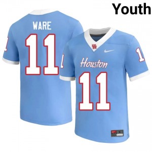 #11 Andre Ware UH Cougars Blue Youth College Football Jersey | Fan Exclusive Edition 42532758