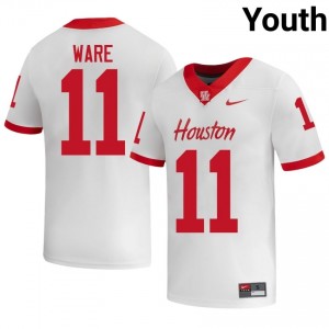 Andre Ware #11 White Houston Cougars University Football Jersey | Youth Premium Team Edition 21828509