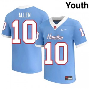 #10 Kyle Allen UH Cougars Blue Youth High School Football Jersey | Fan Exclusive Edition 76286507