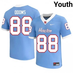 #88 Riley Odoms UH Cougars Blue Youth University Football Jersey | Fan Exclusive Edition 88602970