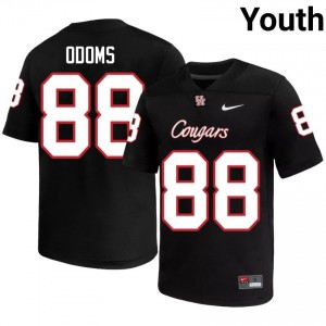 Houston Coogs Riley Odoms #88 Black Youth College Football Jersey | Premium Stitched Edition 70086250