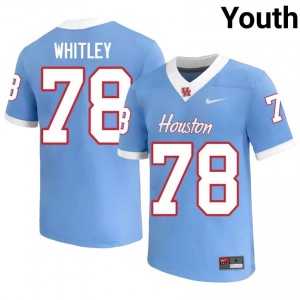 #78 Wilson Whitley UH Cougars Blue Youth NCAA Football Jersey | Fan Exclusive Edition 41278931