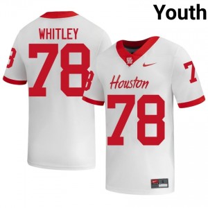 Wilson Whitley #78 White Houston Cougars College Football Jersey | Youth Premium Team Edition 65368209