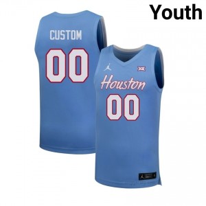 #00 Custom Cougars Blue Youth Basketball High School Jersey | Premium Replica Edition 15910910