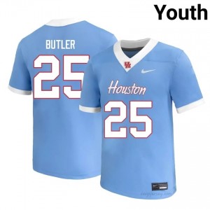 #25 DJ Butler UH Cougars Blue Youth University Football Jersey | Fan Exclusive Edition 36487982